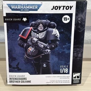 JOYTOY Warhammer 40k Raven Guard Intercessors Brother Colvane 1/18 Action Figure